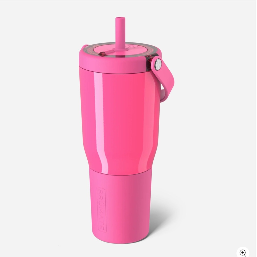 Brümate Resa 35oz. Water Bottle with Straw Pink NEW Leakproof Pink